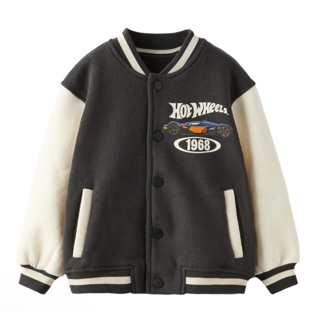 PLUSH HOT WHEELS MATTEL BOMBER JACKET